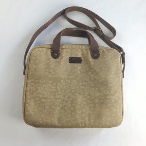 Lucky Brand Tan Laptop Bag with Brown Handles